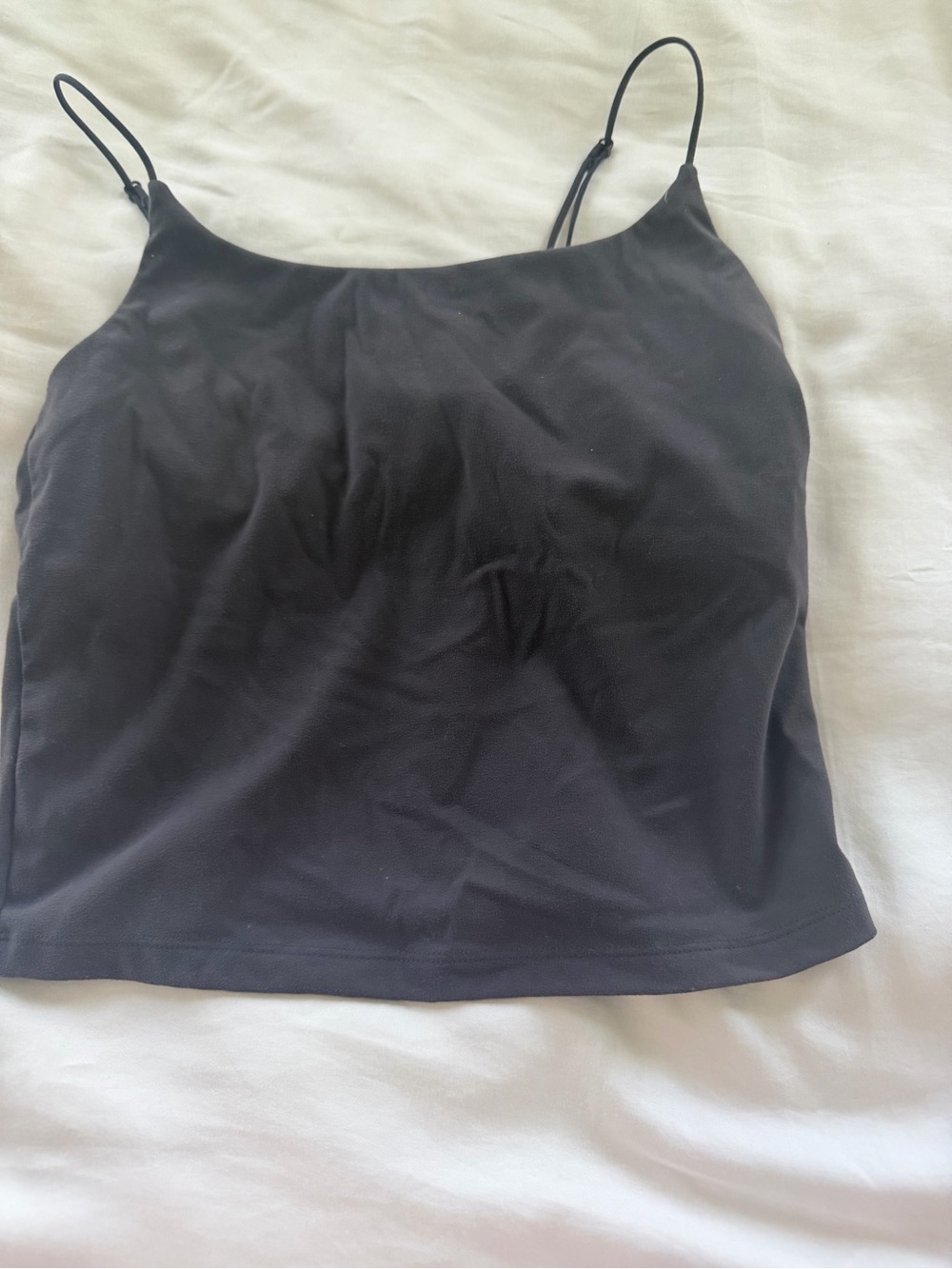 nuuds Black Spaghetti Strap Camisole